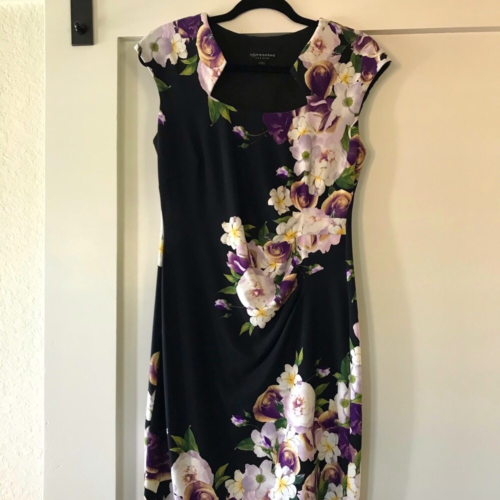 Connected Apparel Dress Cap Sleeve